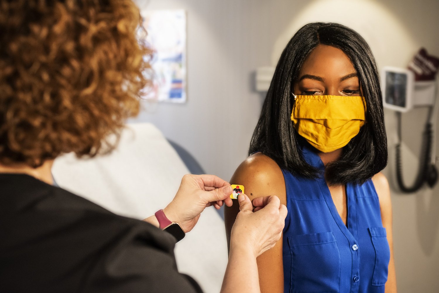 person receiving a vaccines